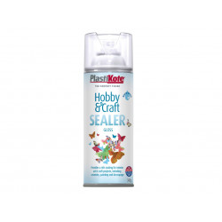 PlastiKote 414001 Hobby & Craft Sealer Spray Clear Gloss 400ml