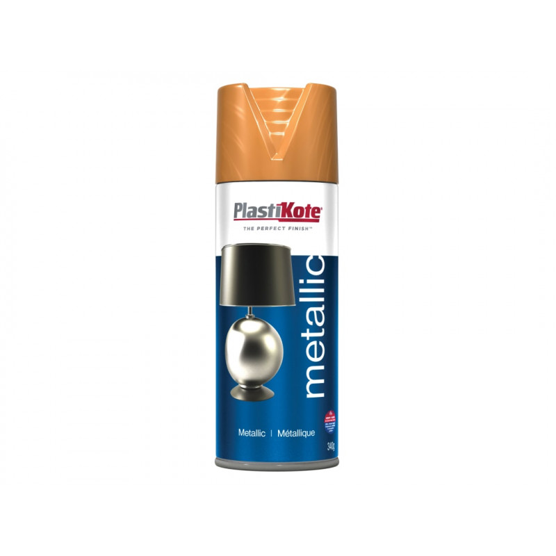 PlastiKote 004400 Metallic Spray Bronze 400ml PlastiKote 004400 Metallic Spray Bronze 400ml