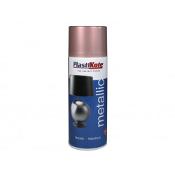 PlastiKote 004405 Metallic Spray Rose Gold 400ml