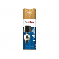 PlastiKote 440455 Metallic Spray Antique Gold 400ml