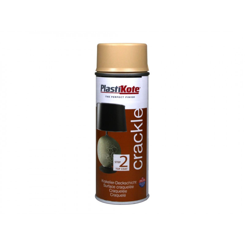 PlastiKote 440.0000475.076 Crackle Touch Spray Heritage Gold Top Coat 400ml PlastiKote 440.0000475.076 Crackle Touch Spray Heritage Gold Top Coat 400ml