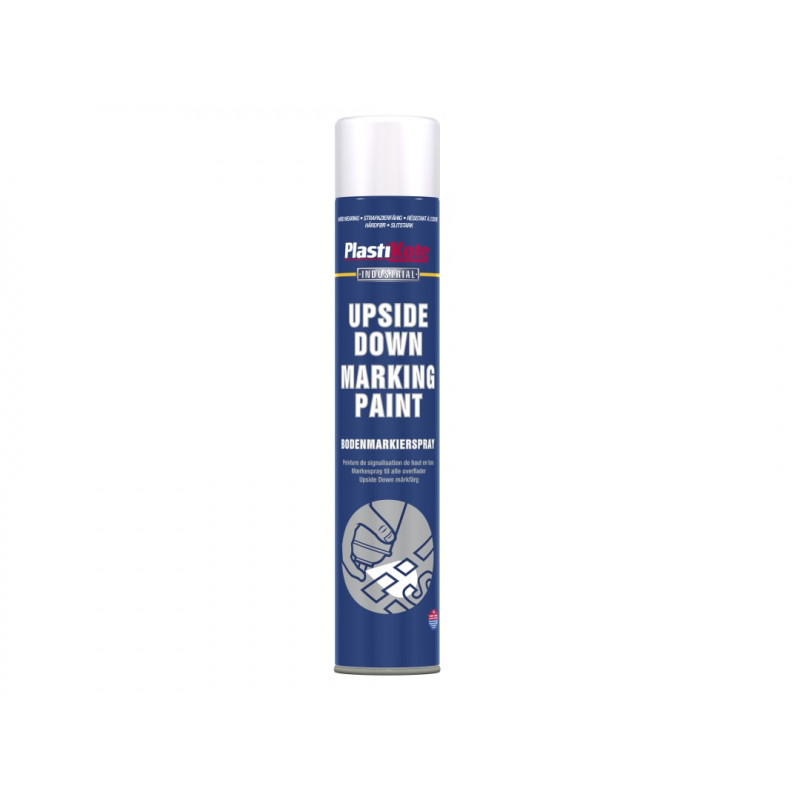 PlastiKote 446001 Upside Down Marking Paint White 750ml PlastiKote 446001 Upside Down Marking Paint White 750ml