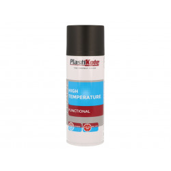 PlastiKote 071018 Trade High Temperature Spray Paint Black 400ml
