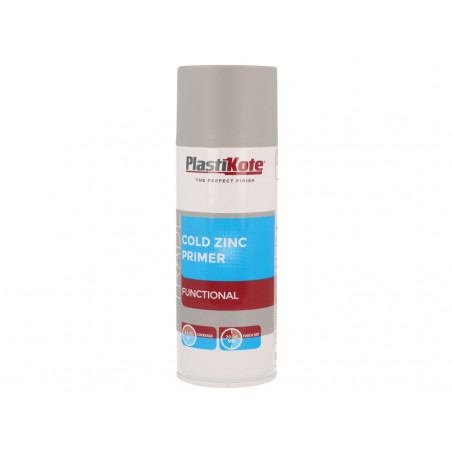 PlastiKote 071025 Trade Cold Zinc Spray Primer 400ml