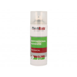 PlastiKote 071030 Trade Repositional Spray Adhesive 400ml
