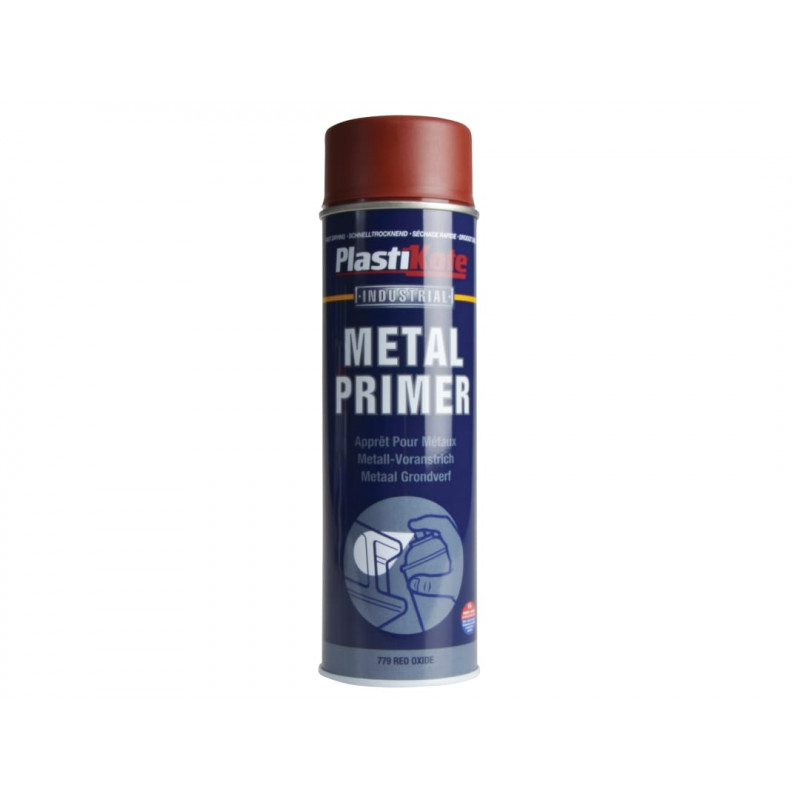 PlastiKote 447779 Industrial Primer Spray Red Oxide 500ml PlastiKote 447779 Industrial Primer Spray Red Oxide 500ml
