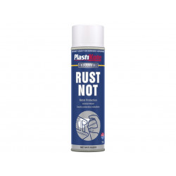 PlastiKote 447782 Rust Not Spray Matt White 500ml
