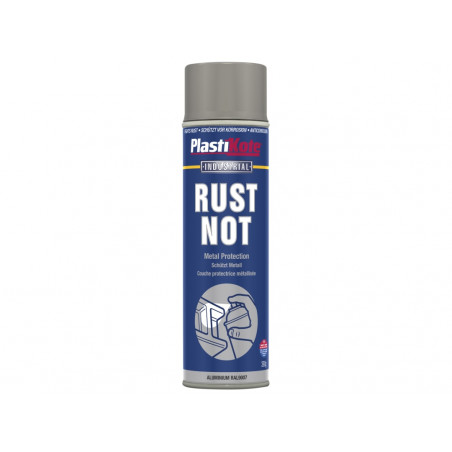 PlastiKote 447794 Rust Not Spray Matt Aluminium 500ml