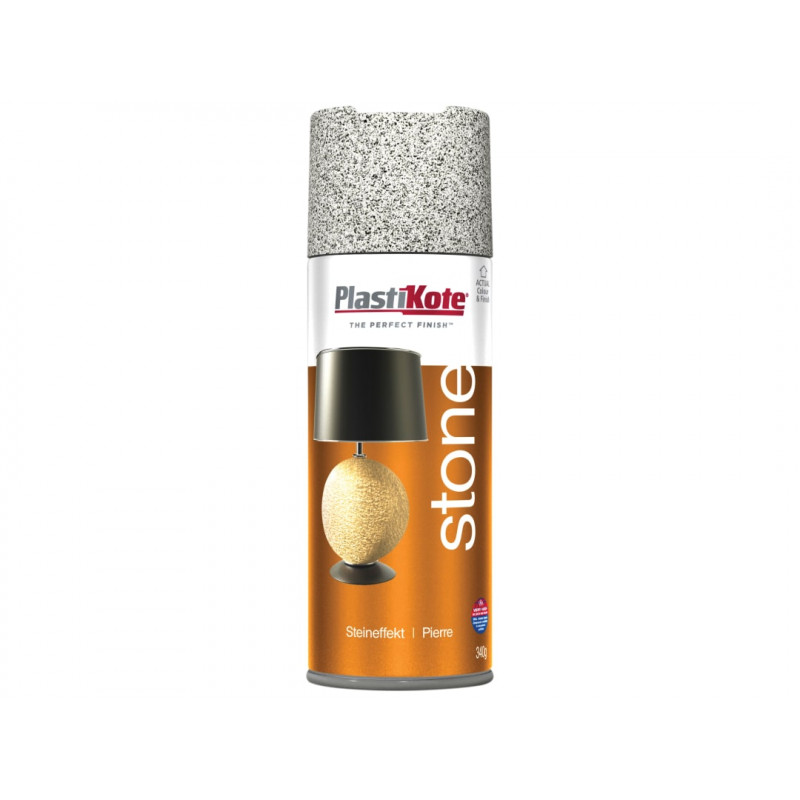 PlastiKote 009445 Stone Touch Spray Gotham Grey 400ml PlastiKote 009445 Stone Touch Spray Gotham Grey 400ml