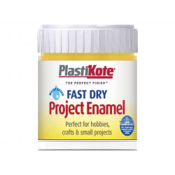 PlastiKote 440012 Fast Dry Enamel Paint B12 Bottle Buttercup Yellow 59ml