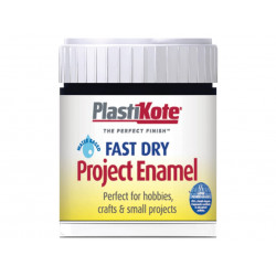 PlastiKote 440001 Fast Dry Enamel Paint B1 Bottle Gloss Black 59ml