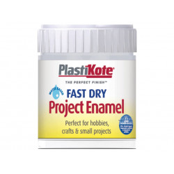 PlastiKote 440030 Fast Dry Enamel Paint B30 Bottle Silver Aluminium 59ml