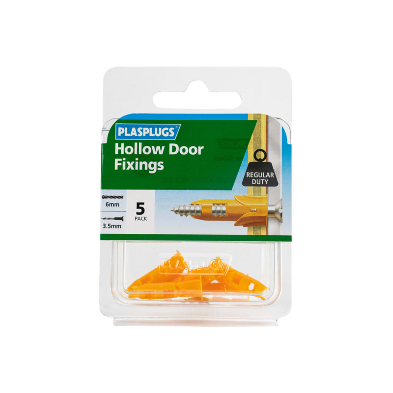 Plasplugs DR106 DR 106 Hollow Door Fixings (5) Plasplugs DR106 DR 106 Hollow Door Fixings (5)