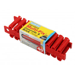 Plasplugs GP600 General-Purpose Fixings (50 Packs x 40 Plugs)