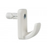 Plasplugs HW124 White Single Hollow Door Hook Pack of 1
