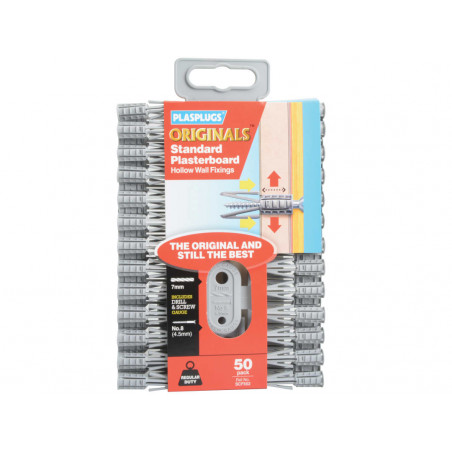 Plasplugs SCF552CC SCF 552 ORIGINALS™ Plasterboard Fixings (50)