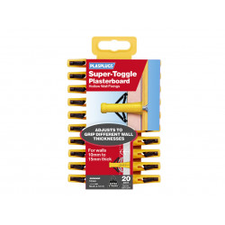 Plasplugs SSTC554CC Super Toggle Fixings Pack 20