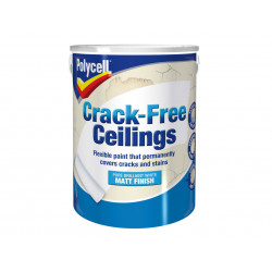Polycell 5084976 Crack-Free Ceilings Smooth Matt 5 litre