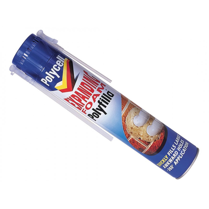 Polycell 5084934 Expanding Foam Polyfilla 825ml Polycell 5084934 Expanding Foam Polyfilla 825ml