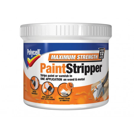 Polycell 5121862 Maximum Strength Paint Stripper 500ml