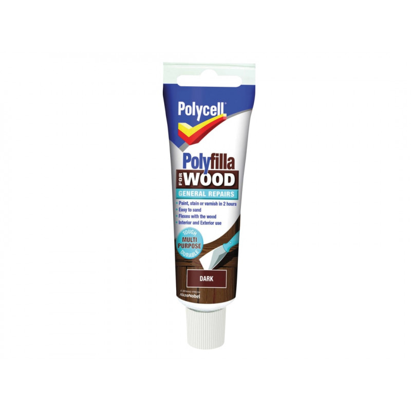Polycell 5207189 Polyfilla For Wood General Repairs Tube Dark 330g