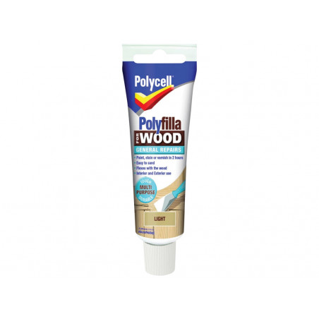 Polycell 5207190 Polyfilla For Wood General Repairs Tube Light 330g