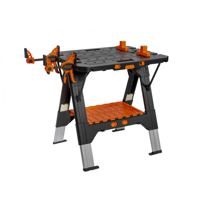 Pony Jorgensen POJ60PRO E‑Z Clamp™ Heavy Duty Folding Worktable Pony Jorgensen POJ60PRO E‑Z Clamp™ Heavy Duty Folding Worktable