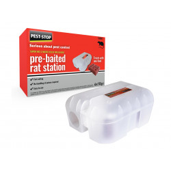 Pest-Stop (Pelsis Group) PSPBRS Super Rat & Mouse Killer Wax Block Pre-Baited Station