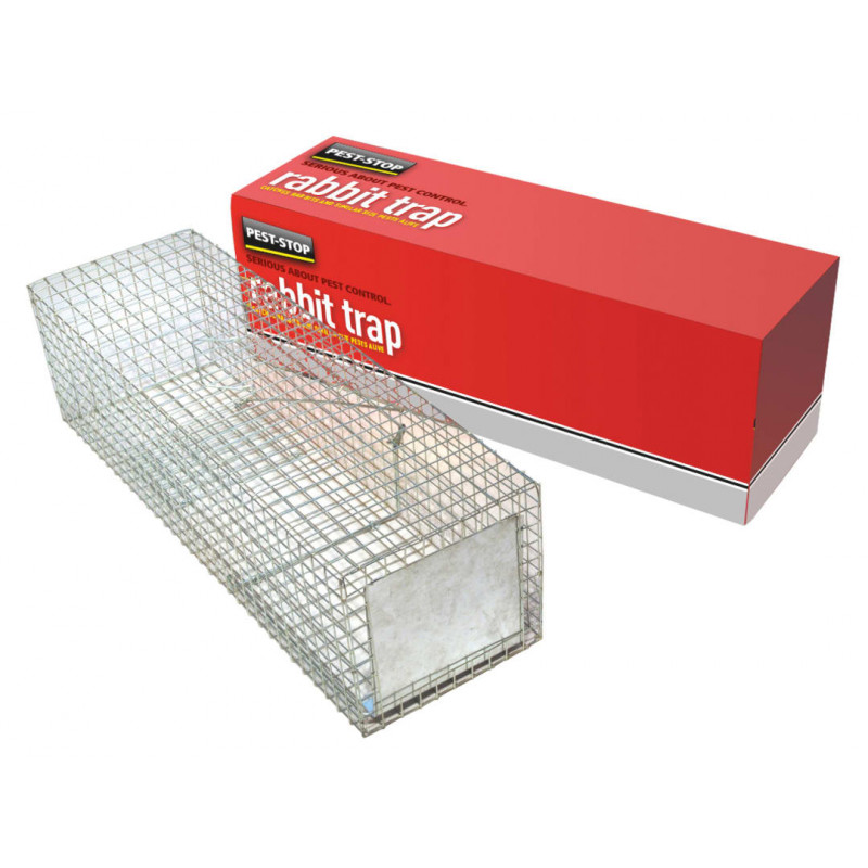 Pest-Stop (Pelsis Group) PSRABCAGE Rabbit Cage Trap 32in Pest-Stop (Pelsis Group) PSRABCAGE Rabbit Cage Trap 32in