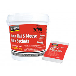 Pest-Stop (Pelsis Group) PSSA05 Super Rat & Mouse Killer Sachets