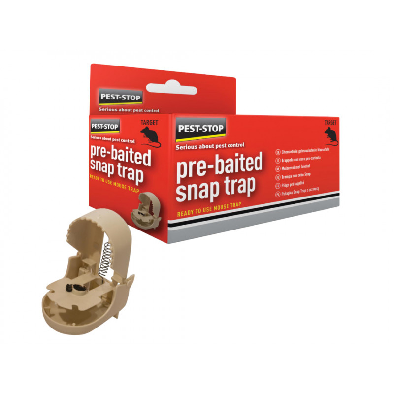 Pest-Stop (Pelsis Group) PSSTMB Snap Mouse Trap (Single Blister) Pest-Stop (Pelsis Group) PSSTMB Snap Mouse Trap (Single Blister)