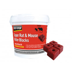 Pest-Stop (Pelsis Group) PSWB04 Super Rat & Mouse Killer Wax Blocks