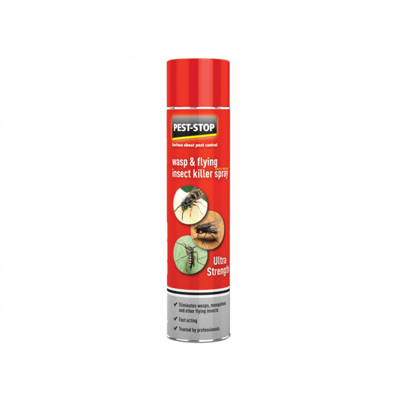 Pest-Stop (Pelsis Group) PSWFIK Wasp & Flying Insect Killer Spray 300ml Pest-Stop (Pelsis Group) PSWFIK Wasp & Flying Insect Killer Spray 300ml