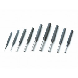 Priory PRI135S9 135-S9 Parrallel Pin Punches in Wallet Set 9 Piece