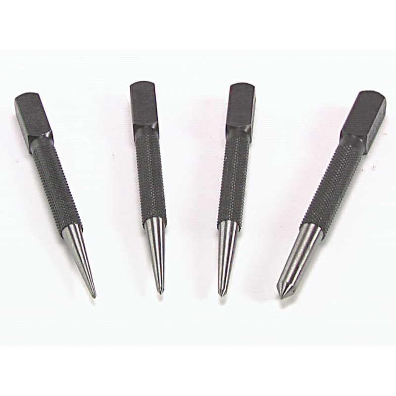 Priory PRI44SC4 44-SC4 Centre Punch Set, 4 Piece Priory PRI44SC4 44-SC4 Centre Punch Set, 4 Piece