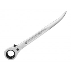 Priory PRI604WHITAG 604 Short Bent Reversible Ratchet Podger 19 x 21mm White
