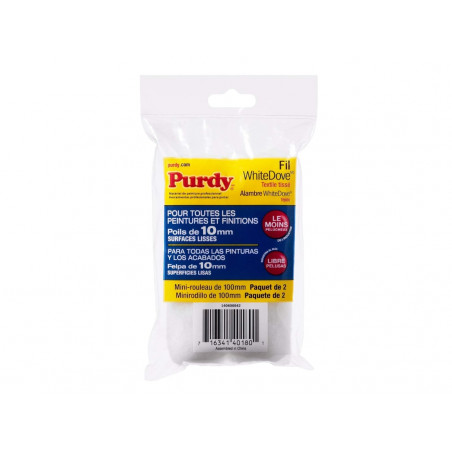 Purdy® 140606042 Mini White Dove™ Sleeve 100 x 10mm (4 x 3/8in) (Pack 2)