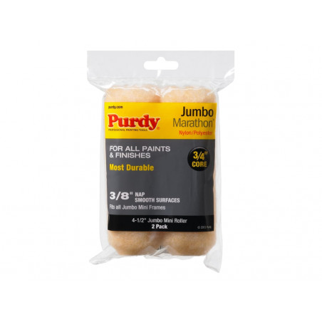 Purdy® 14G624062 Marathon™ Jumbo Mini Roller Sleeve 114 x 19mm (4.1/2 x 3/4in) (Pack 2)
