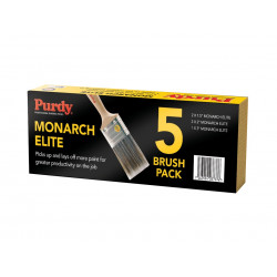 Purdy® ME5 Monarch™ Elite™ Paint Brush Set, 5 Piece