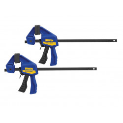 IRWIN® Quick-Grip® T530062EL7 Micro Clamps Twin Pack 100mm (4in)