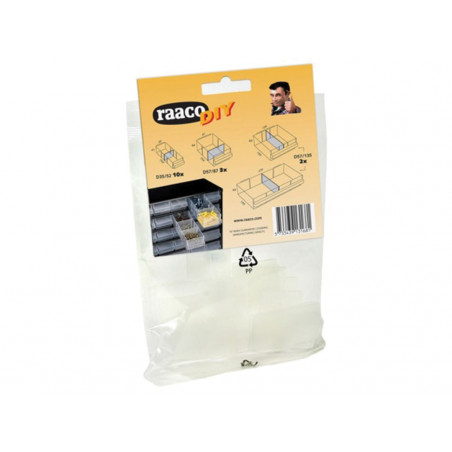Raaco 131681 Mixed Bag Of Cabinet Drawer Dividers