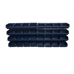 Raaco 139182 Bin Wall Panel with 32 Bins