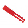 Rawlplug R-OLD-RED-100-C Red Plastic Plugs Screw Size No.6-12 (10 x Card 100)