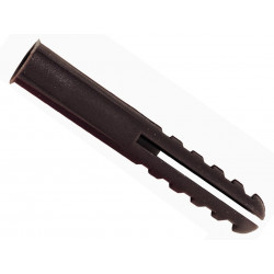 Rawlplug R-OLD-BRN-100-C Brown Plastic Plugs Screw Size No.10-14 (10 x (Card 100)