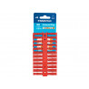 Rawlplug R-U1-RED-48-C Red UNO® Plugs 6 x 28mm (Card 48)