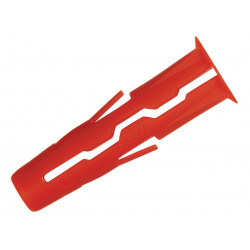 Rawlplug R-UNO-RED-1000 Red UNO® Plugs 6 x 28mm (Pack 1000)