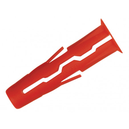 Rawlplug R-UNO-RED-1000 Red UNO® Plugs 6 x 28mm (Pack 1000)