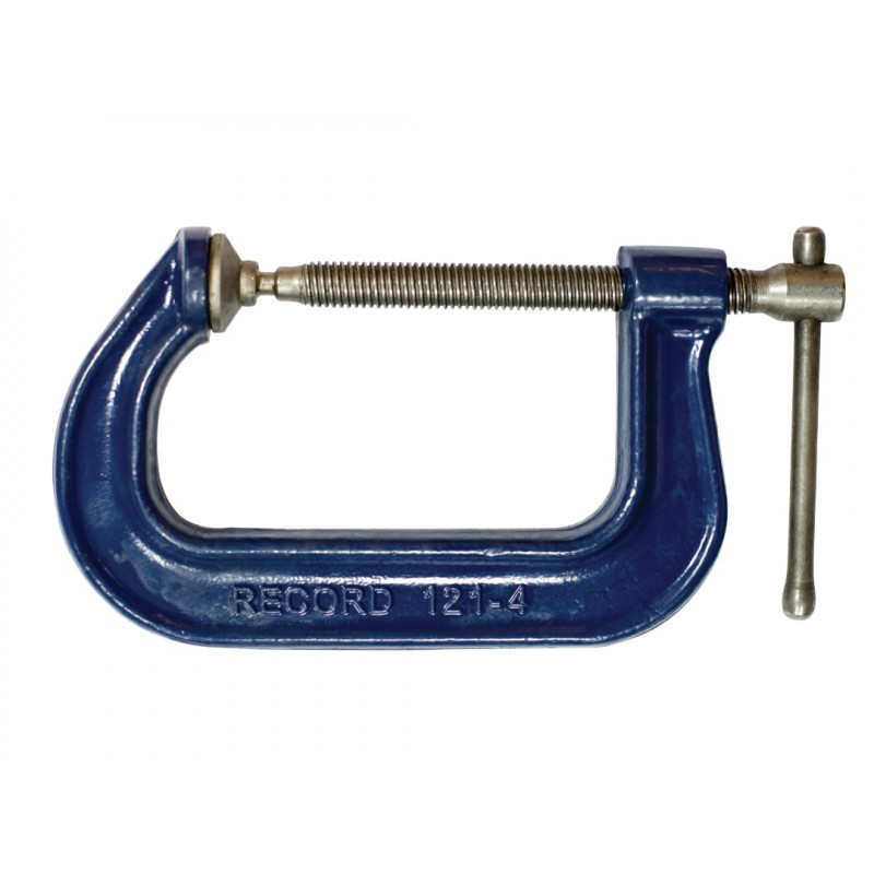 IRWIN® Record® T121/4 121 Extra Heavy-Duty Forged G-Clamp 100mm (4in) IRWIN® Record® T121/4 121 Extra Heavy-Duty Forged G-Clamp 100mm (4in)