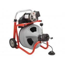 RIDGID 28098 K-400 AUTOFEED® Drum Machine with C-32IW (Integral Wound) Solid Core Cable