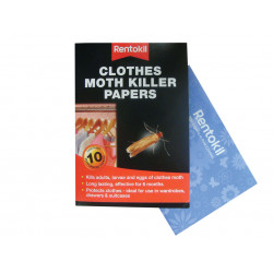 Rentokil FA115A Clothes Moth Papers (Pack 10)